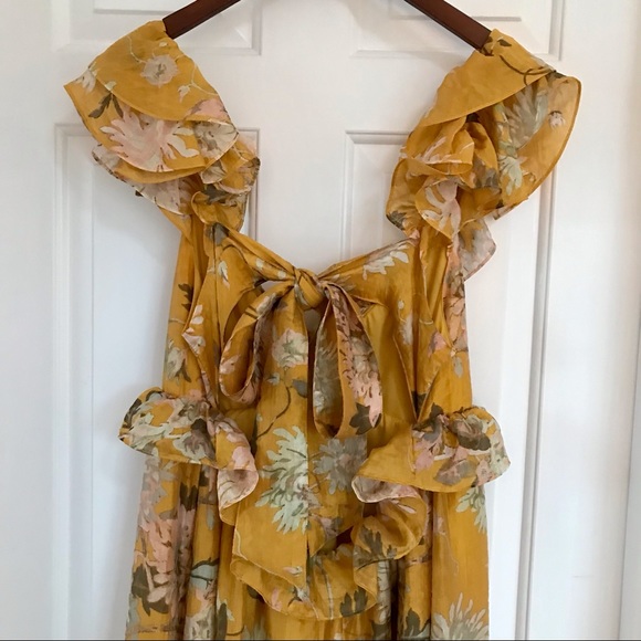 H&M Floral Yellow Maxi Dress - Picture 9 of 12